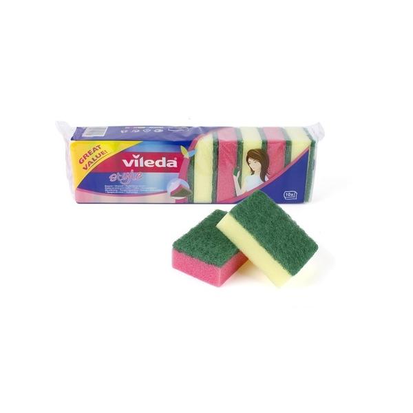 VILEDA SPUGNA FIBRA STYLE CNF 10PZ ART.134102