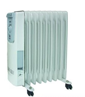 SYNTESY STUFA RADIATORE AD OLIO 1000/2000W 9 ELEMENTI