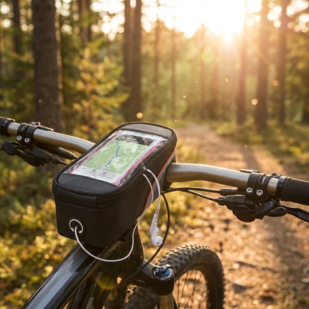 ON BIKE Borsa Da Manubrio Per Smartphone Universale  Borsa Bici Porta