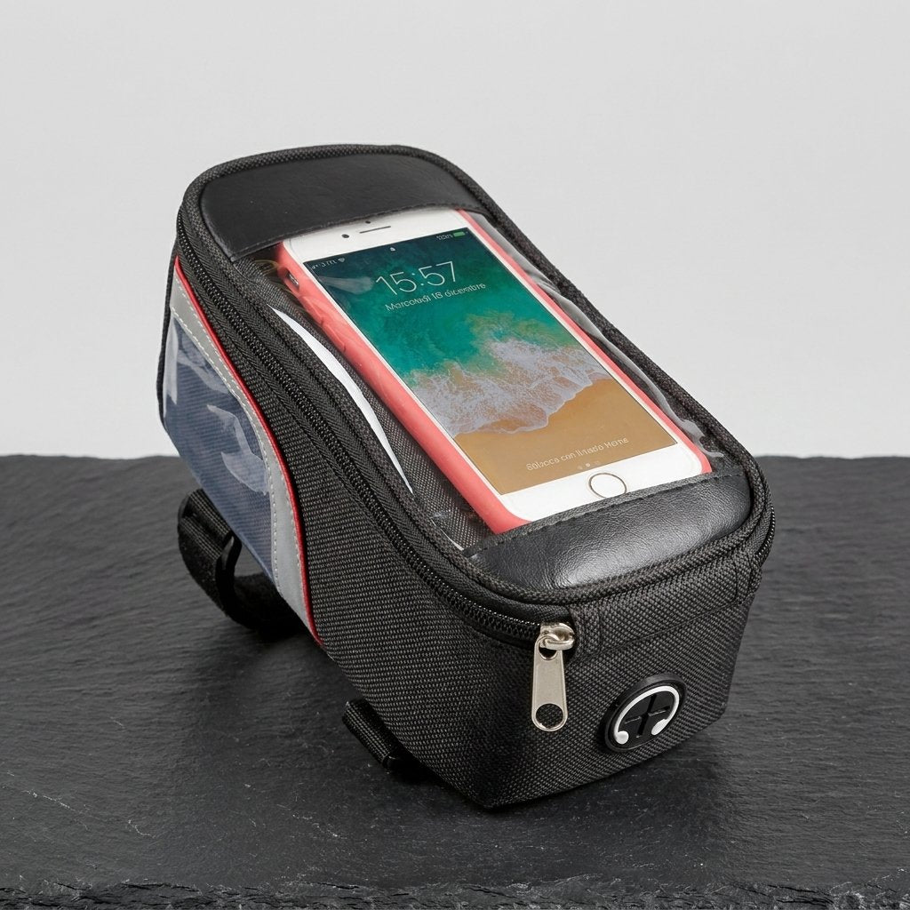 ON BIKE Borsa Da Manubrio Per Smartphone Universale  Borsa Bici Porta