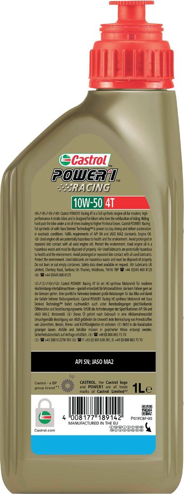 Olio Power 1 Racing 10W-50 4T 1L