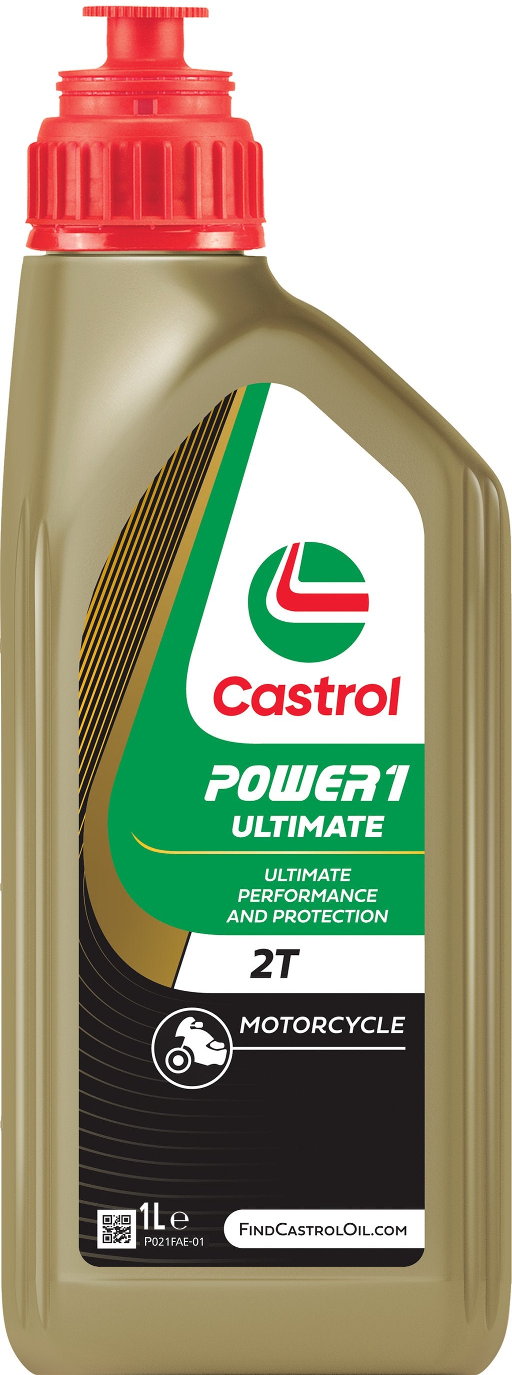 Castrol 2T Power Ultimate 2T 5W-30 API TC JASO FD 1L Sintetico Olio Motore Moto