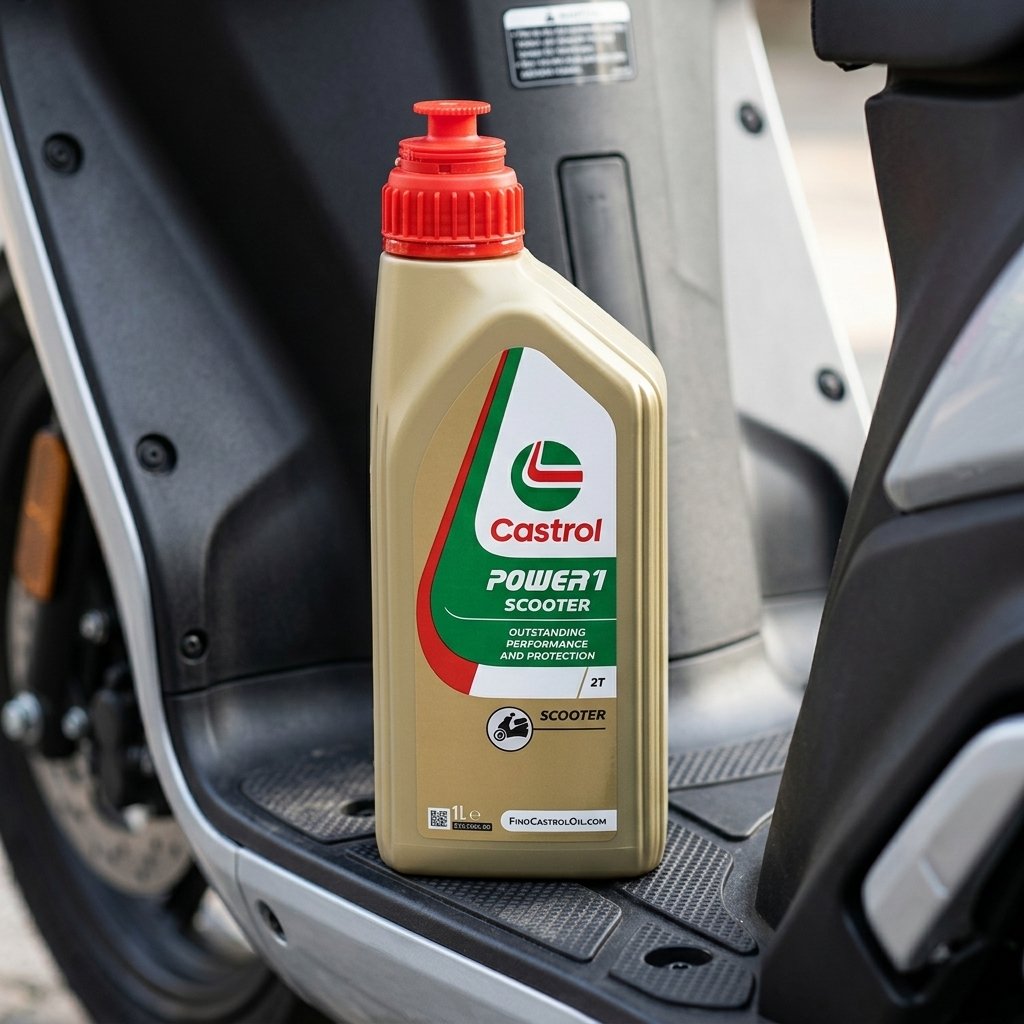 Castrol Power 1 Scooter 2T API TC JASO FD 1L Semisintetico Olio Motore Moto