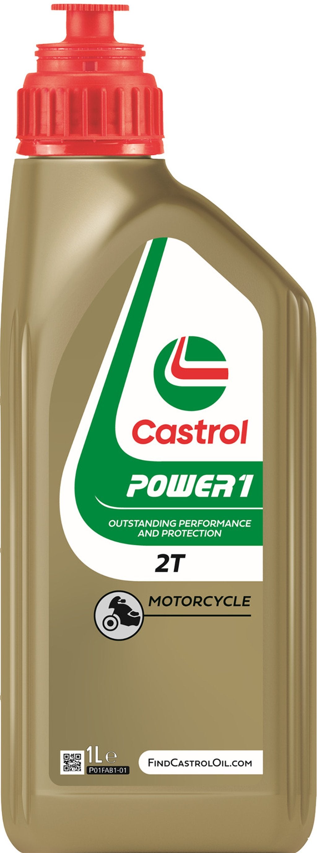Castrol Power 1 2T API TC JASO FD 1L Semisintetico Olio Motore Lubrificante Moto