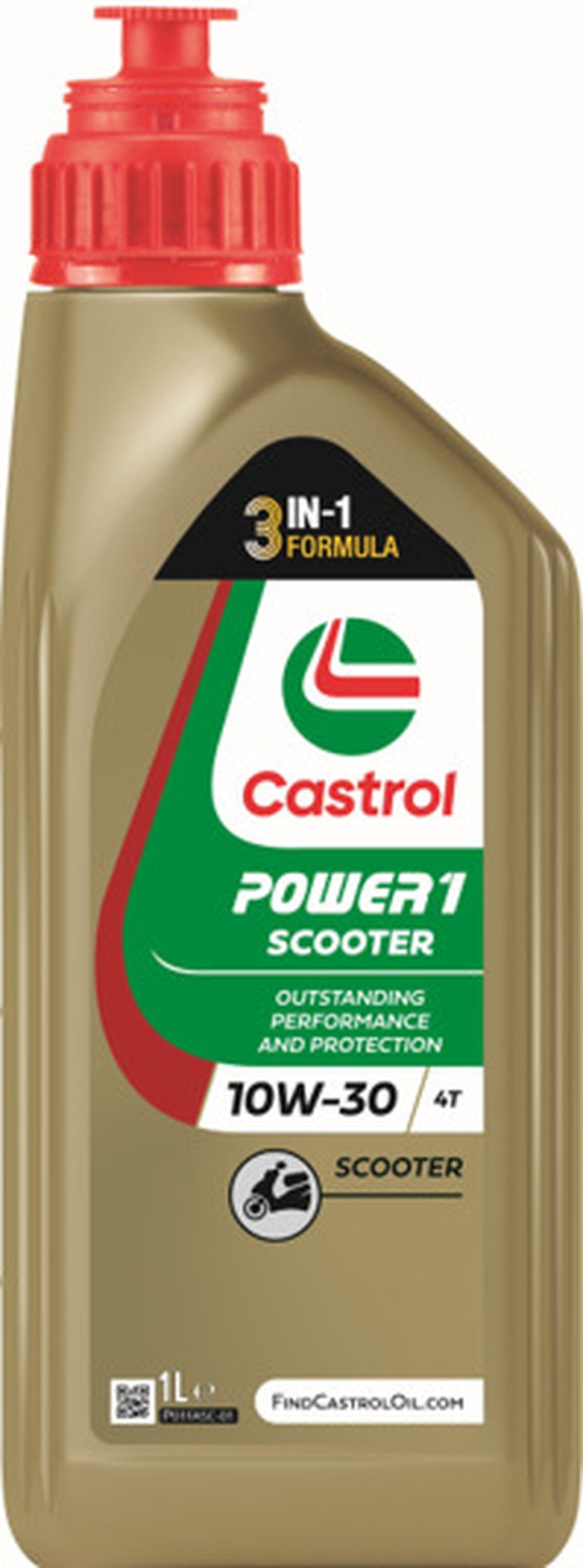 Castrol Power1 10W-30 API SL API CF 1L Sintetico Olio Motore Lubrificante moto