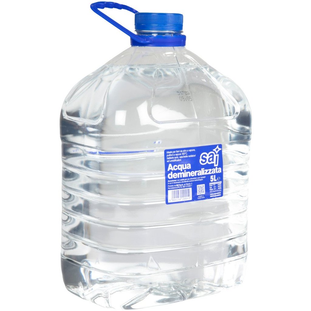 START Acqua Demineralizzata 5L Per Ferri Da Stiro, Batterie Auto
