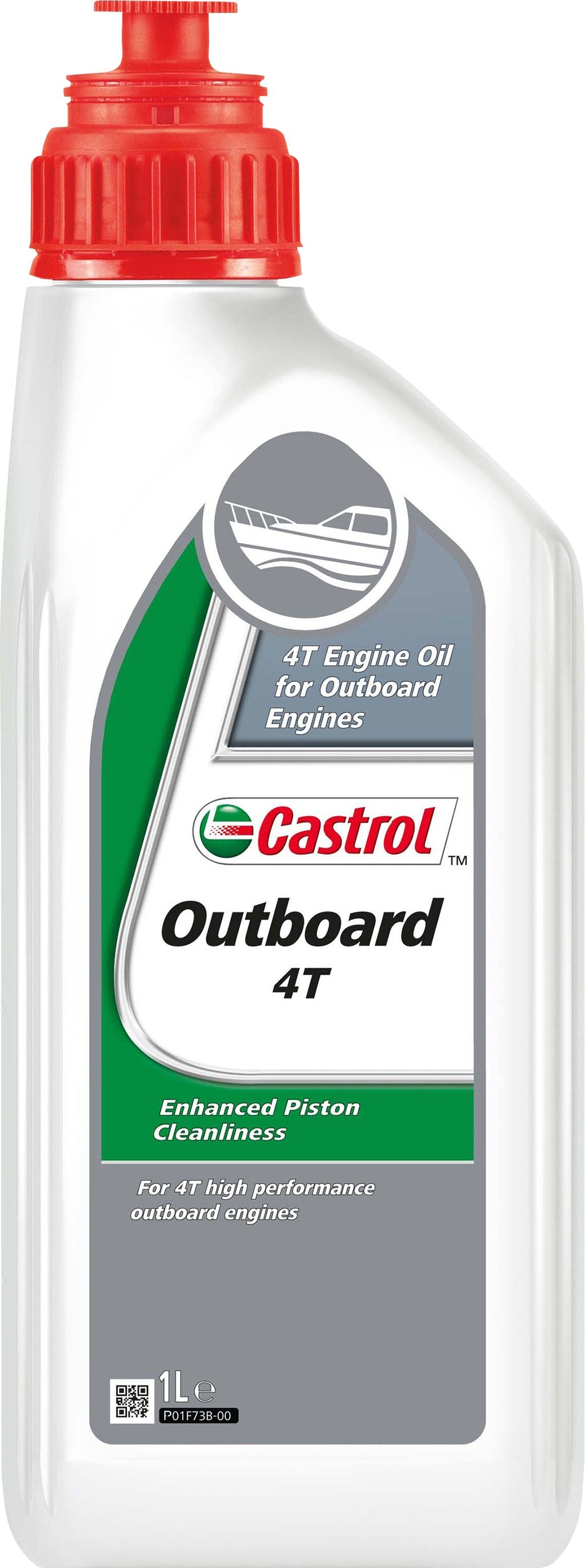CASTROL Outboard olio lubrificante 10W30 motori marini 4T 1L barche mare
