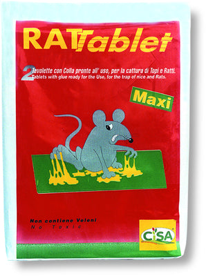 TOPICIDA COLLA TAVOLETTE RAT TABLET 2PZCM.28X19