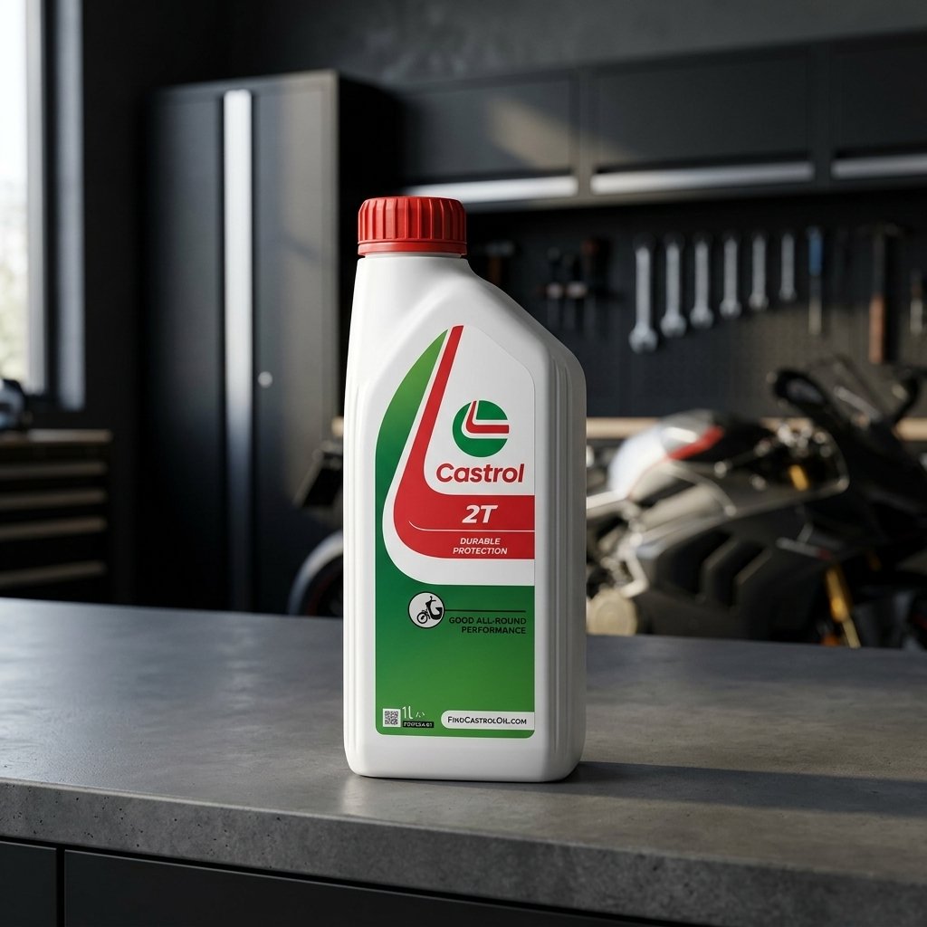 Castrol Due Tempi 2T 1L Minerale Olio Motore Lubrificante Moto Benzina Diesel