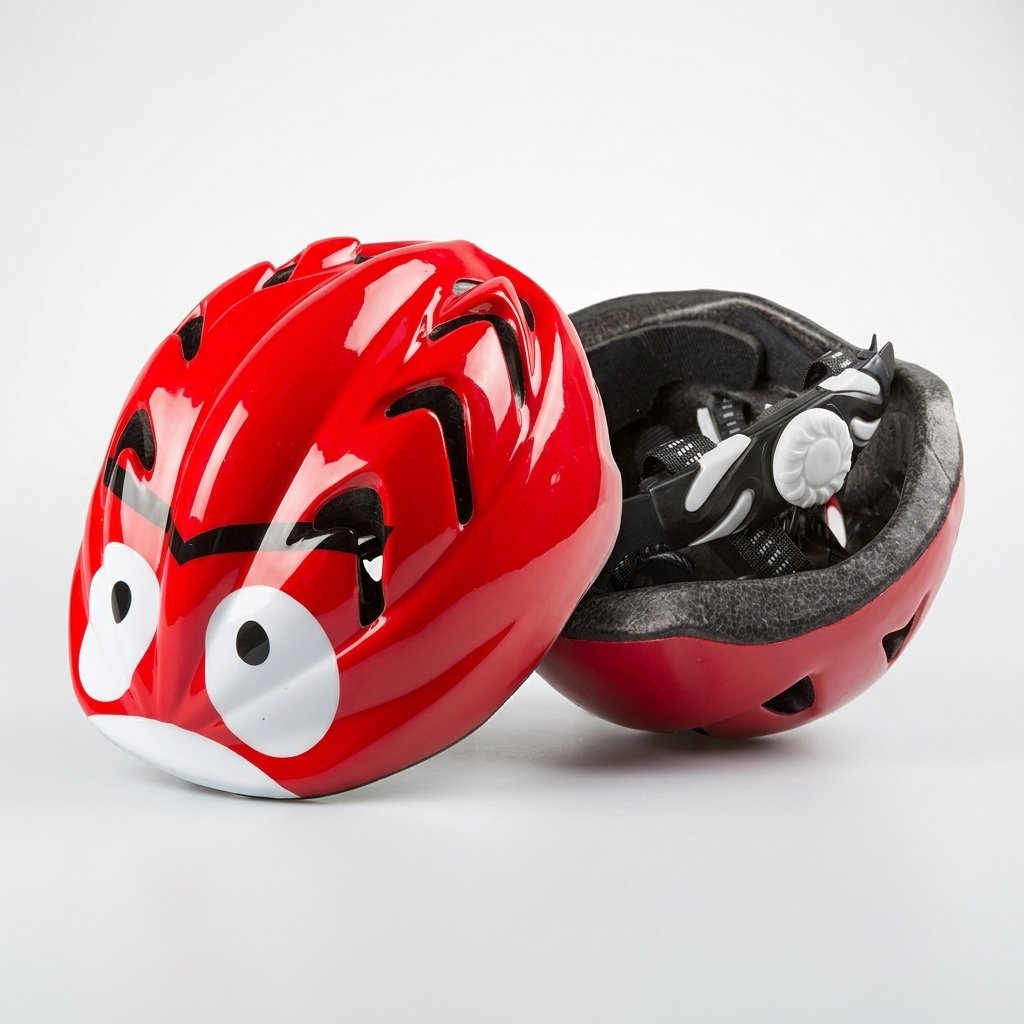 ON BIKE Casco Ciclo Baby 44-48 cm  Casco Bici Bambino Regolabile Con Rotella