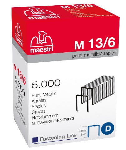 PUNTI M13/06 X RAPID (SCT.5000PZ.)