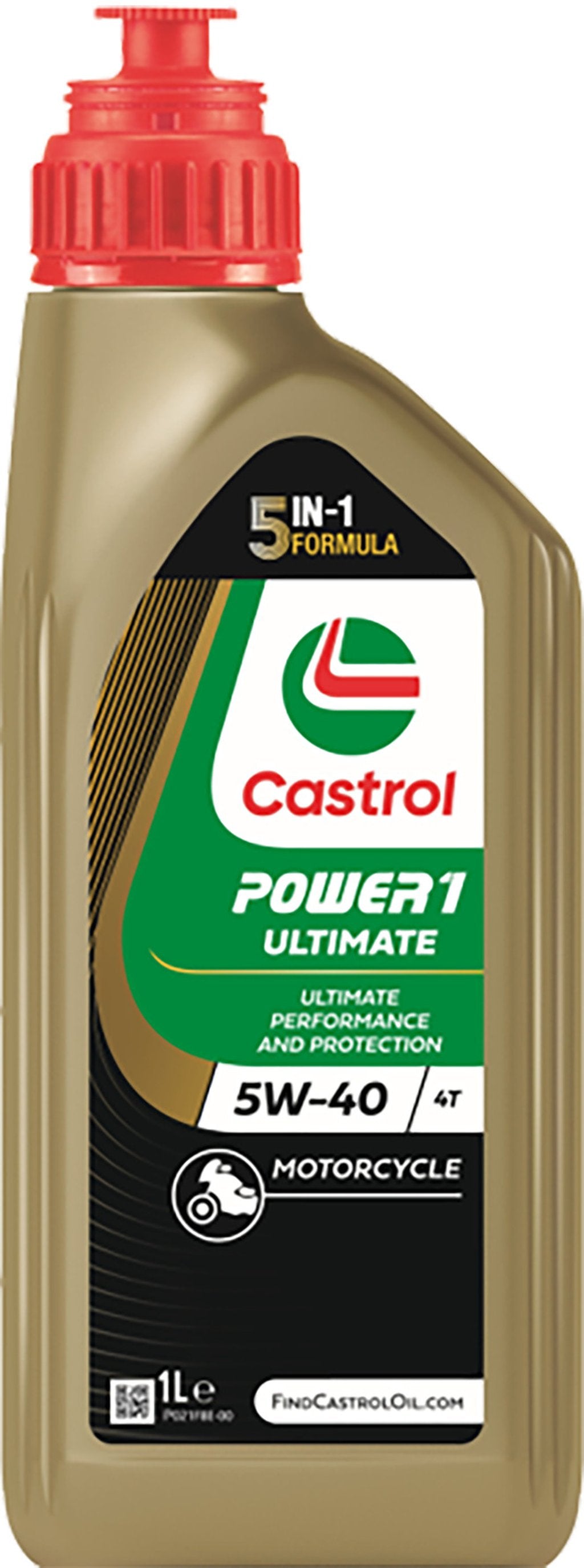 Castrol Power1 Ultimate 5W-40 4T 1L Sintetico Olio Motore Lubrificante Moto