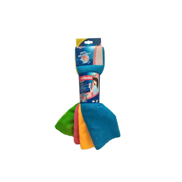 VILEDA PANNI MULTIUSO MICROFIBRA STYLE SET 4PZ 6X38 ART.1412
