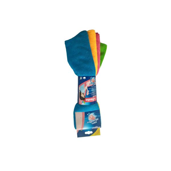 VILEDA PANNI MULTIUSO MICROFIBRA STYLE SET 4PZ 6X38 ART.1412