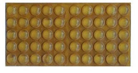PARACOLPI MORBIDI ADESIVI 1/2 SFERA BLS50PZ.