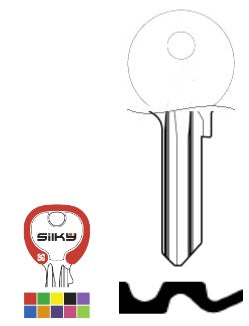 SILCA SILKY CHIAVE WA1R DZ (5 COL. ASSORTITI) confezione da PEZZI 25