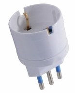 SYNTESY ADATTATORE DA SPINA 10A+T A SCHUKO