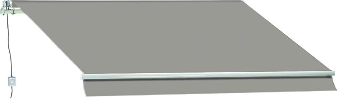 Garden Friend Tenda barra quadra motorizzata Cenere P. 200 L. 300