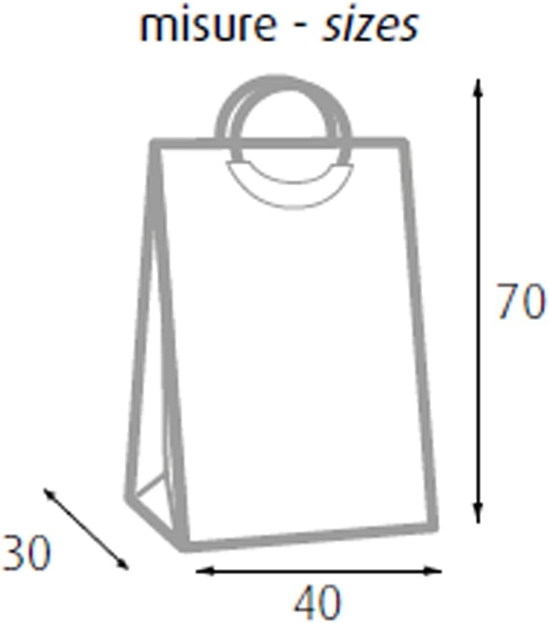 King Home PORTABIANCHERIA "LAUNDRY" IN POLIESTERE PRUGNA 40x30x70h cm