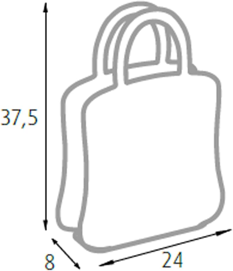 King Home PORTARIVISTE BIANCO "MAGAZINE" CON MANIGLIE in metallo verniciato 29x7x32,5h cm
