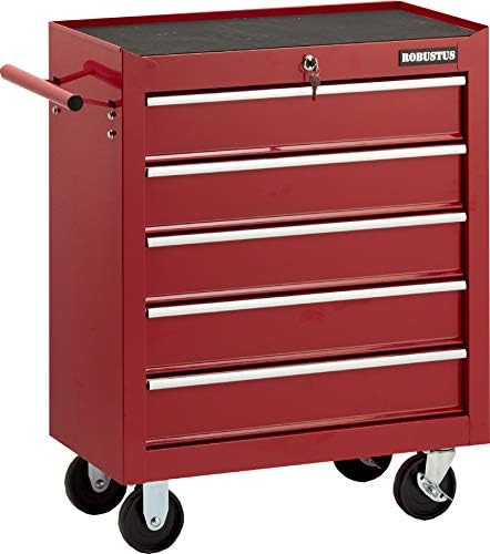Garden Friend Carrello portautensili 5 cassetti c/ruote Misure 69x33x77,2 H cm