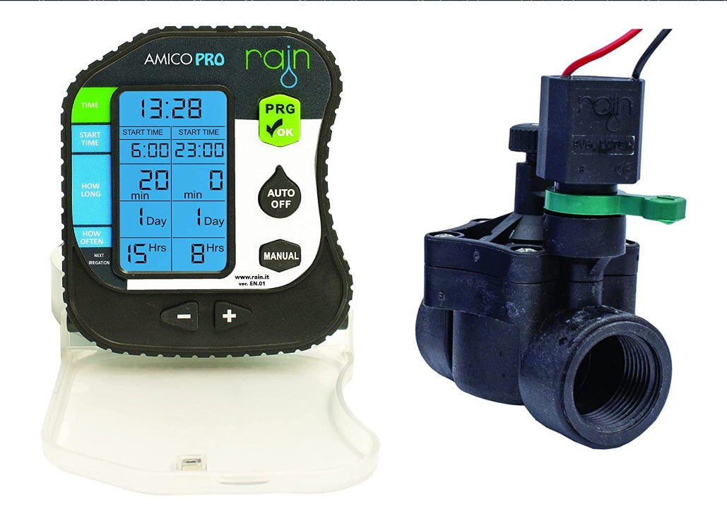 CENTRALINA 1 ZONA A BATTERIA RAIN AMICOPRO KIT C/ELETTROV.