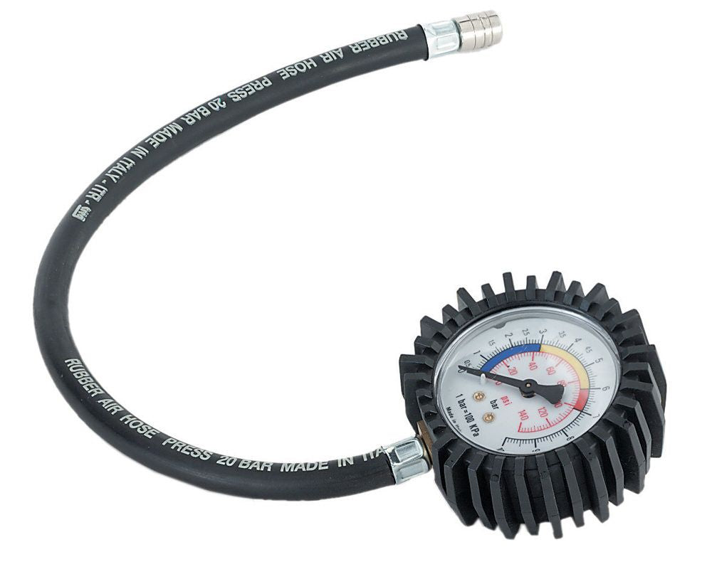 START Manometro antiurto controllo pressione gomme con raccordo universale