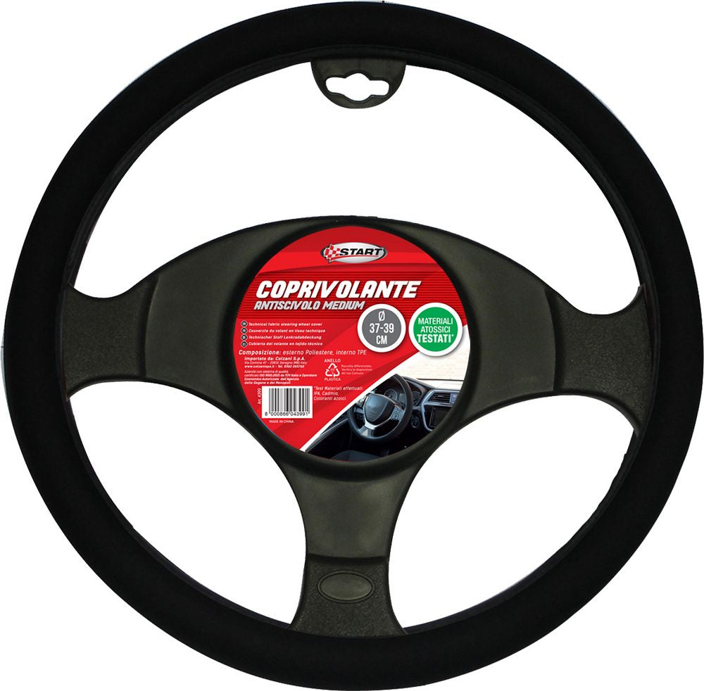 START Coprivolante auto in tessuto tecnico antiscivolo diam. 37-39 cm