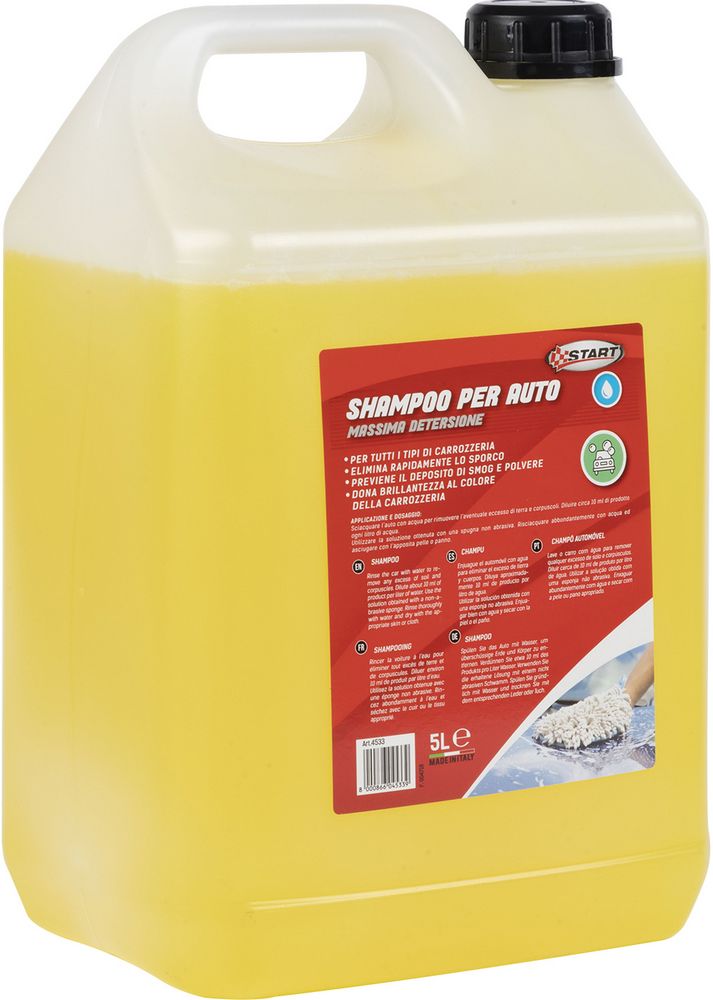 START Shampoo per auto 5L adatta a tutti i tipi di carrozzeria Originale