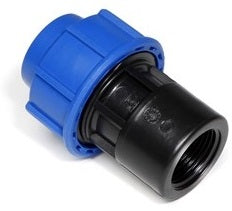 IRRIG.COMPRESSIONE:RACCORDO FEMMINA 16X1/2 X TUBO PE confezione da PEZZI 20
