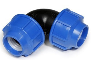 IRRIG.COMPRESSIONE:GOMITO 16 X TUBO PE confezione da PEZZI 20