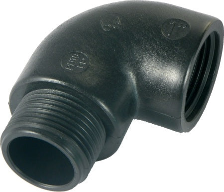 IRRIG.FILETTATI PP:GOMITO M+F 3/4 X TUBO PE confezione da PEZZI 10