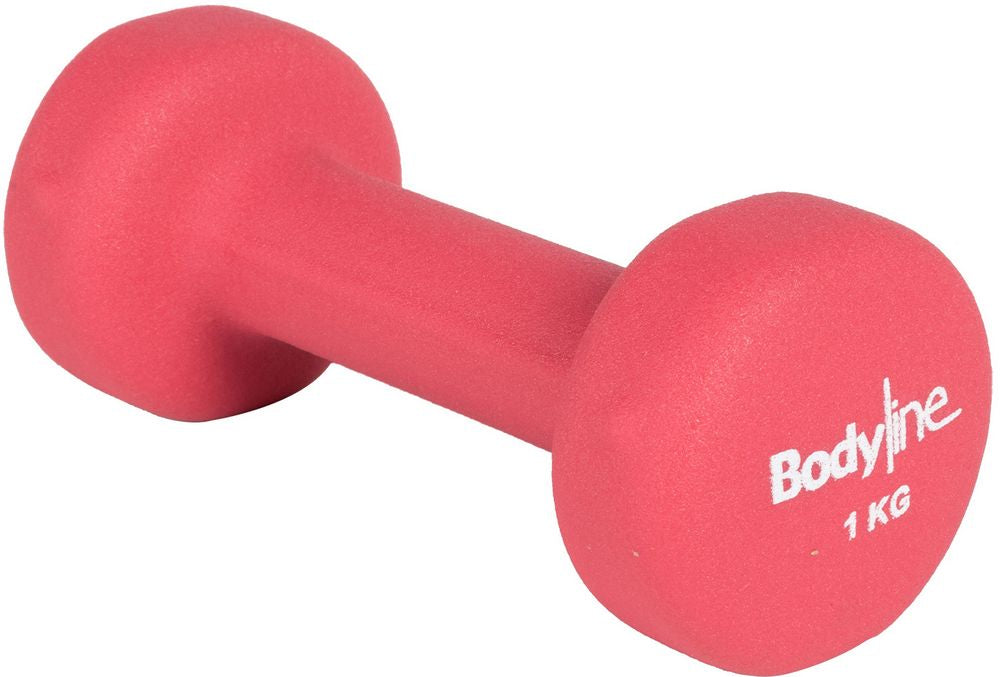 BODYLINE Manubrio In Ghisa Antiurto 1 Kg Con Rivestimento In Neoprene  Peso