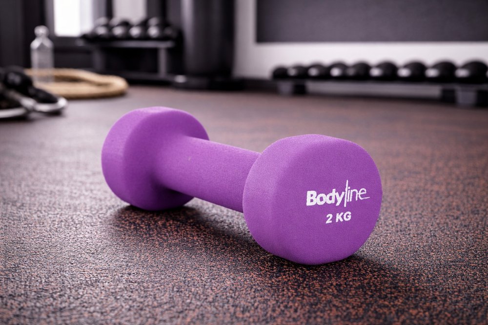 BODYLINE Manubrio Ghisa 2 Kg Per Home Fitness Accessorio Originale