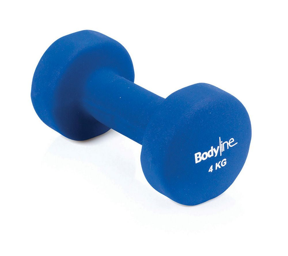 BODYLINE Manubrio In Ghisa Antiurto 4 Kg Con Rivestimento In Neoprene  Peso