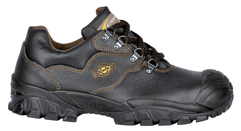 SCARPE COFRA BASSE PELLE NERA NEW VOLGAS3 SRC N.41