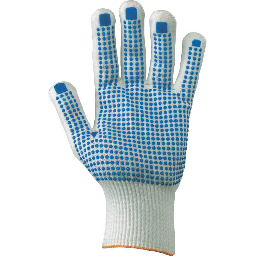 GUANTI NYLON PALMO PUNTINATO PVC NEW PIKTG.8 confezione da PAIA 12