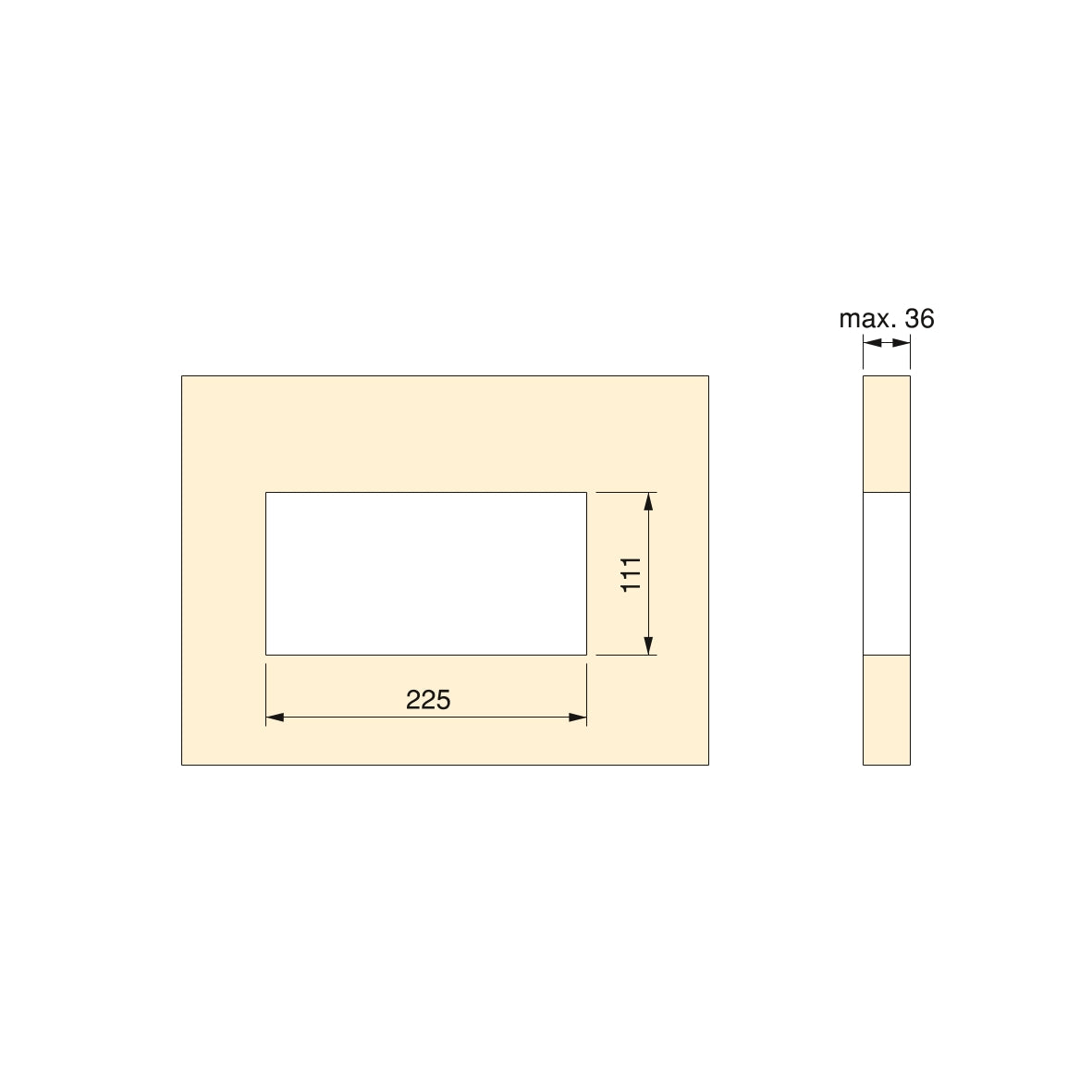 Multipresa Atom 26 Lite per scrivania (225x111mm)