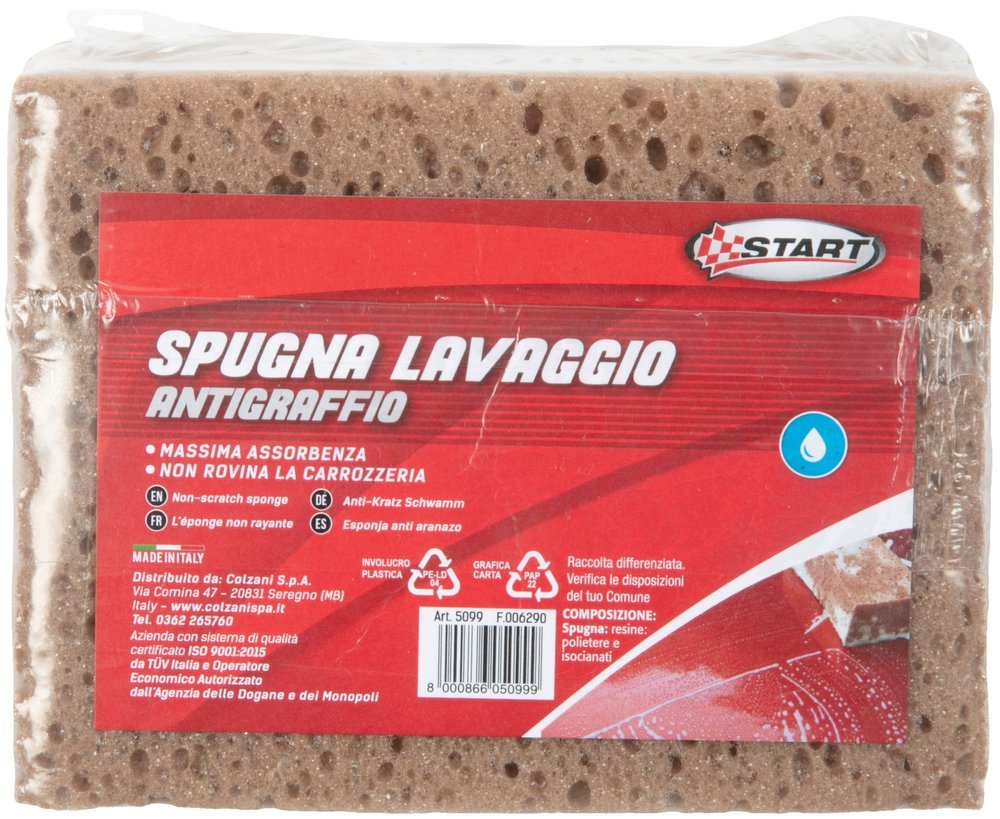 START Spugna Antigraffio Multiuso 11,5x16 cm ? Pulizia Delicata Senza Rischio