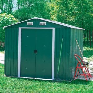 Garden Friend Casetta big store in metallo color verde