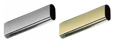 TUBO ARREDO FERRO OVALE CROMATO MM.30X15MT.3