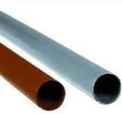 TUBO ARREDO FERRO ROTONDO PLAST.BIANCOMM.18 MT.3