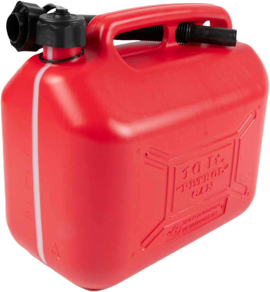 Tanica in plastica con bocchettone carburante 10L