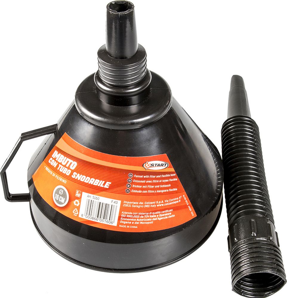 START Imbuto con tubo snodabile + filtrino diametro 16 cm Accessorio Originale