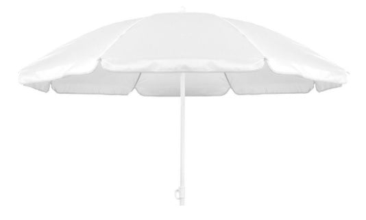 OMBRELLONE SPIAGGIA MT.2 COTONE BIANCO