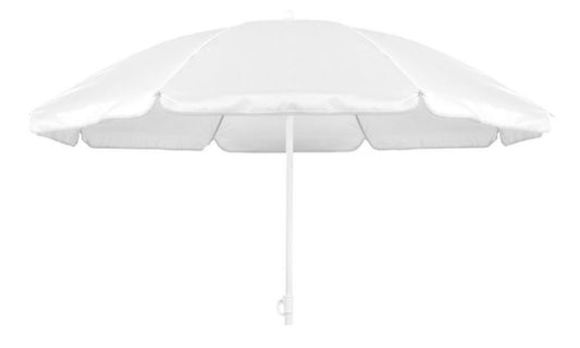 OMBRELLONE SPIAGGIA MT.2 COTONE BIANCO