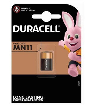 PILA DURACELL MN11 PER FOTOGRAFIA 6 VOLT confezione da PEZZI 10