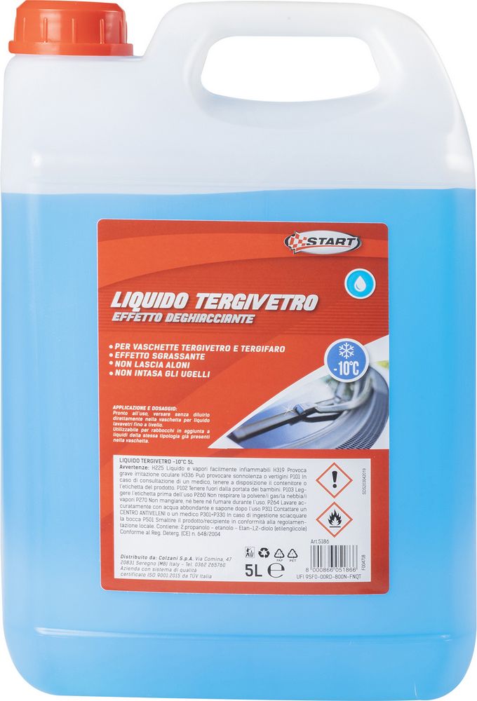 START Liquido tergivetro -10?C 5L per vaschette tergivetro e tergifaro