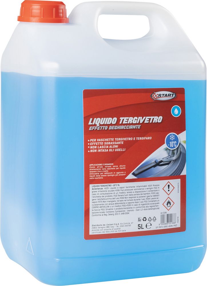 START Liquido tergivetro -10?C 5L per vaschette tergivetro e tergifaro