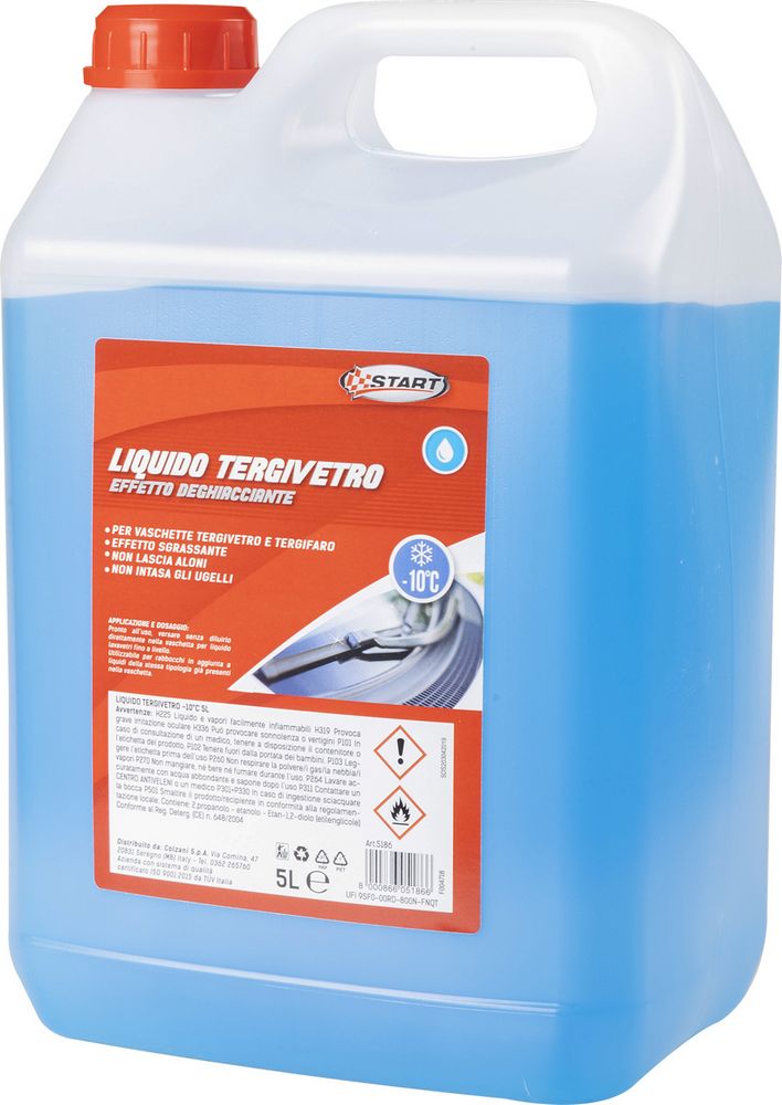 Liquido tergivetro -10C 5L per vaschette tergivetro e tergifaro